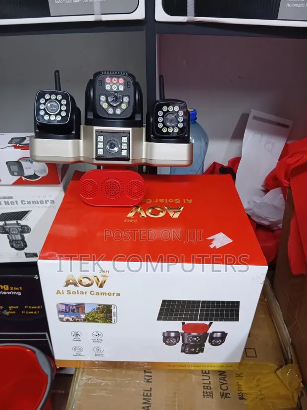 AOV AI Solar Camera yenye Video ya High Definition - 1