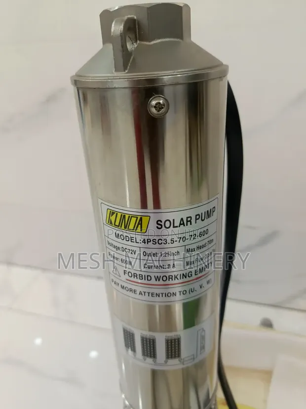 Kunda 72V 750W Solar Submersible Pump (Kimo cha 70m) - 1