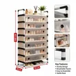 7 Layer Shoe Rack Organizer Cabinet Isiyoingiza Vumbi - 1