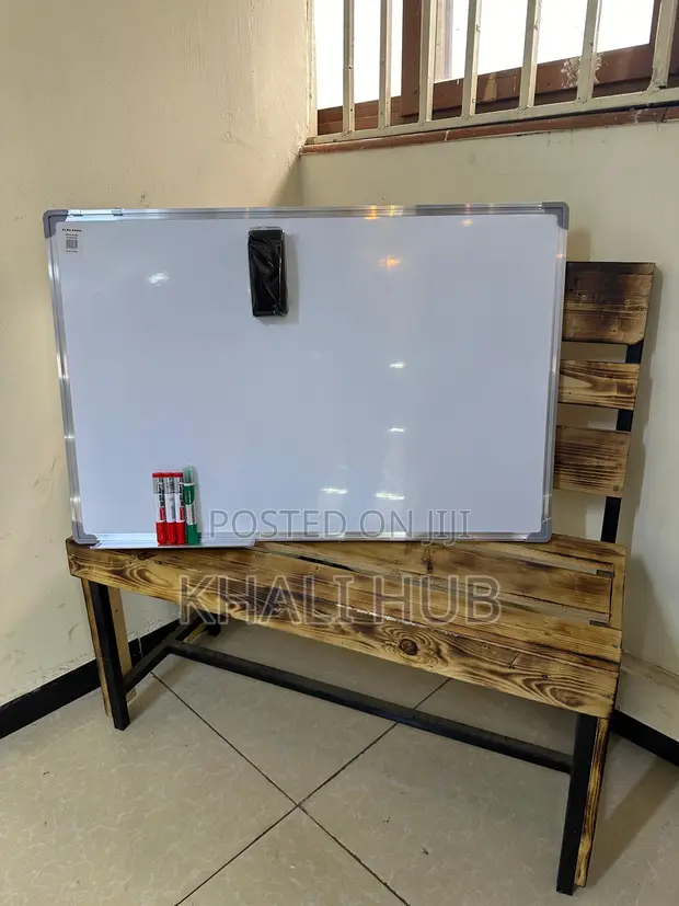 Whiteboard ya Ofisi kwa Mikutano & Mipango 90cm x 60cm - 1