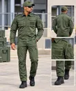 Two-Piece Tactical Combat Jacket and Cargo Pants Set - 1