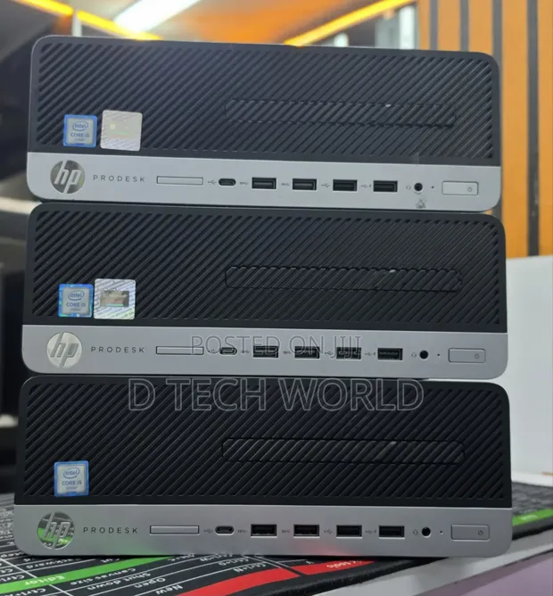 HP ProDesk 600 G3 Desktop Computer - Intel Core i5, 8GB RAM, 256GB SSD - 1
