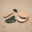 Jade Face Roller, Guasha & Mirror Set - 1