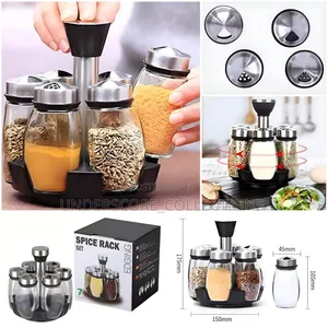 7pc Rotating Spice Rack Set OT-020