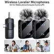 Lapel F11-2 Wireless Microphone 3-in-1 Dual Lavalier - 1