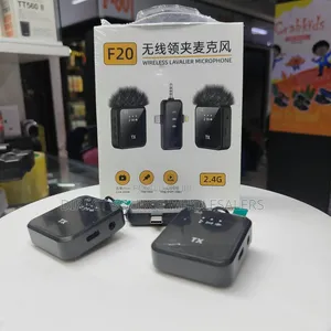F-20 Lavalier Microphone Isiyo na Waya - Inazuia Kelele