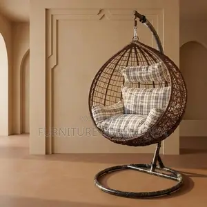 Rattan Hanging Hammock Chair with Swivel