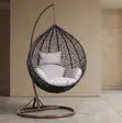 Rattan Hanging Hammock Chair with Swivel - 5