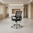 Office Chair: Swivel Mid Backrest Clerical Mesh Chair - 1