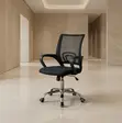 Office Chair: Swivel Mid Backrest Clerical Mesh Chair - 2