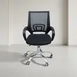 Office Chair: Swivel Mid Backrest Clerical Mesh Chair - 3