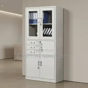 Lockable Office Storage Cabinet with In-Built Safe