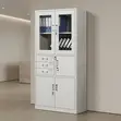 Lockable Office Storage Cabinet with In-Built Safe - 1