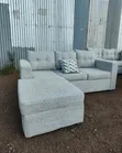 L-Shaped Sofa - Beige, 6 Seaters, Brand New - 1