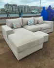 L-Shaped Sofa - Beige, 6 Seaters, Brand New - 2