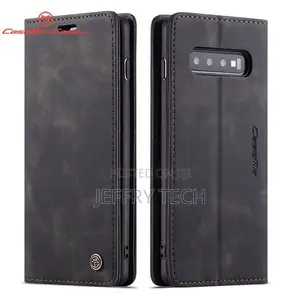 Caseme Leather Flip Case for Samsung Galaxy S10 5G - Black