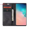 Caseme Leather Flip Case for Samsung Galaxy S10 5G - Black - 2