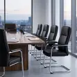 Leather Office Boardroom Meeting Chairs - 5