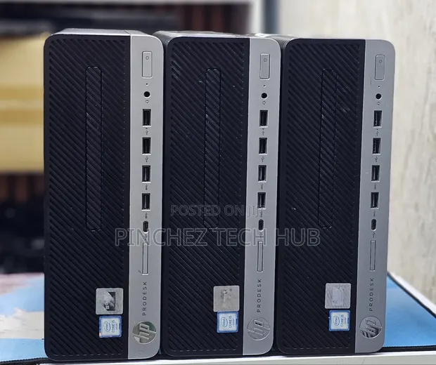 Kompyuta ya HP ProDesk 600 G3 Desktop - Intel Core i5, 8GB RAM, 256GB SSD - 1