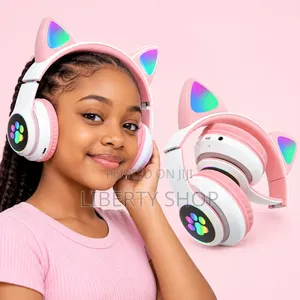 RGB Kids Wireless Cat Ear Bluetooth Headphones