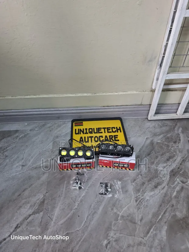 Car & Motorcycle LED Fog Lights - Yellow/White Dual Color - 1