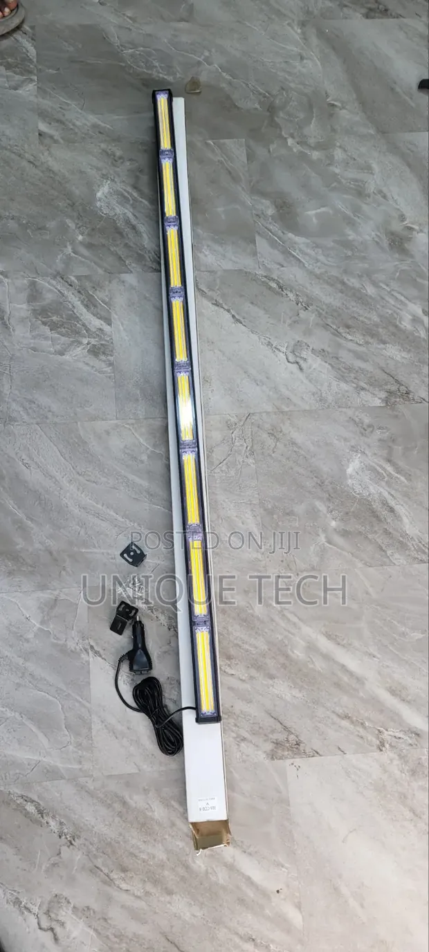 Car Dashboard COB LED Flashing Light Bar - 1