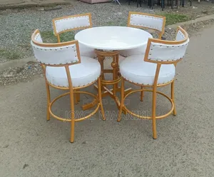 Luxury Modern Restaurant Set - Gold Coated Frame
