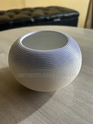 Small Blue & White Ceramic Vase