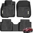 Honda CR-V All-Weather Floor Mats - Set ya Kudumu ya SUV - 2