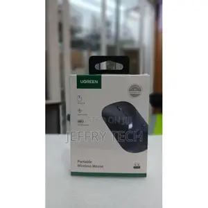 Ugreen Wireless Mouse - Ultra-Slim, Adjustable DPI, Long Battery (Black)