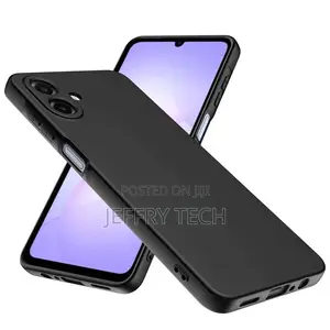 Samsung A07 Back Cover - Nyeusi Silicone Heavy Duty