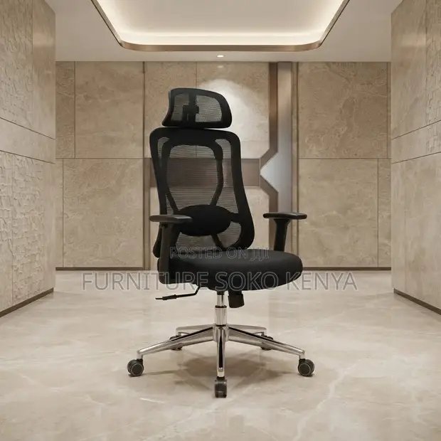 Ergonomic Mesh High Reclining Office Chair - 1