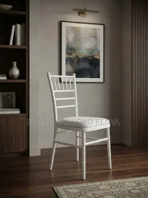 Ergonomic High Back Home Events White Chair