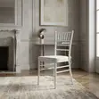 Ergonomic High Back Home Events White Chair - 4