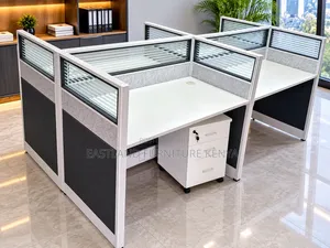 Modern Office Workstation Cubicles with Drawer Cabinet