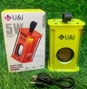 U&I Small Steel Cannon Bluetooth Speaker (UIBS-5337)