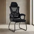 High Backrest Office Chair with Fixed Armrest - 1