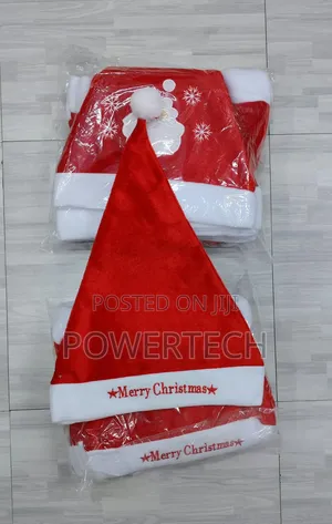 Christmas Hats - Red Cotton