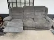 3 Seater Recliner Sofa - Used, Needs Restoration - 1