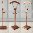 Executive Mahogany Coat Hanger with Square Base - 2