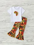 Duakids Mavazi ya Rangi ya Kitenge - 2