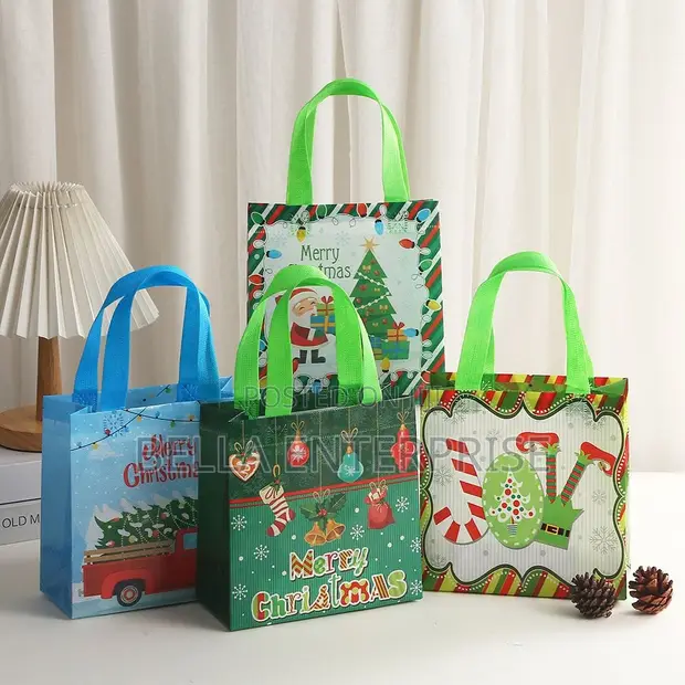 Christmas Kraft Paper Gift Bags (350/- Each) - 1