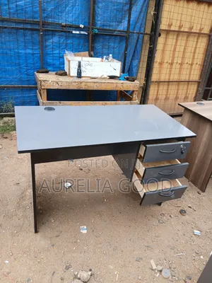 Boss Office Products Three Lockable Drawer Desk