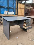 Boss Office Products Three Lockable Drawer Desk - 2