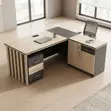 1.6m Modern L-Shaped Director's Desk - 5