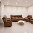 7-Seater Leather Reclining Couch - 1