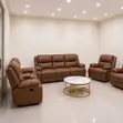 7-Seater Leather Reclining Couch - 2