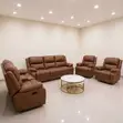 7-Seater Leather Reclining Couch - 4