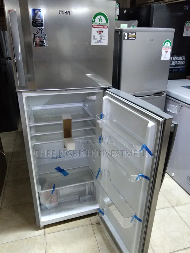 Mika Frost 200 Litres Mlango Mbili Jokofu MRDC105XLB - 1