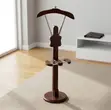 Mahogany Wooden CEO Office Coat Hanger Stand - 2